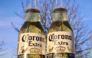 Corona positiv flaschen
